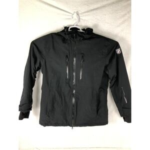 Chamonix Collection Jacket Mens XL Black Hooded Ski Snow Waterproof Pockets